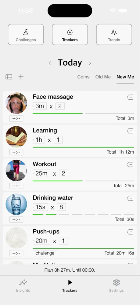 Настройка таймеров